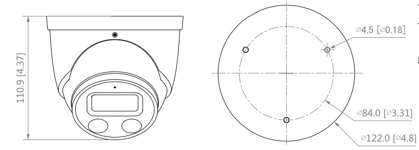 Dahua OEM Full-Color 5MP Tioc Advanced2.0 SMD 4.0 Network Surveillance Camera Ipc-Hdw3549h-as-PV-S4