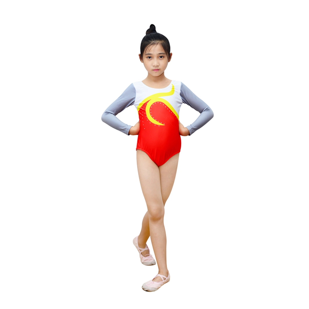 Custom Made Competition Girls Leotard Dancing Gymnastic Leotard Girls Dance Wear