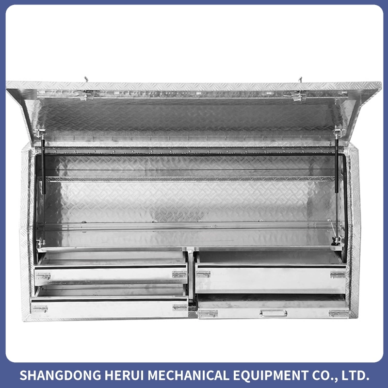 New Standard Waterproof White Aluminum Truck Tool Box Ute Canopy for Truck