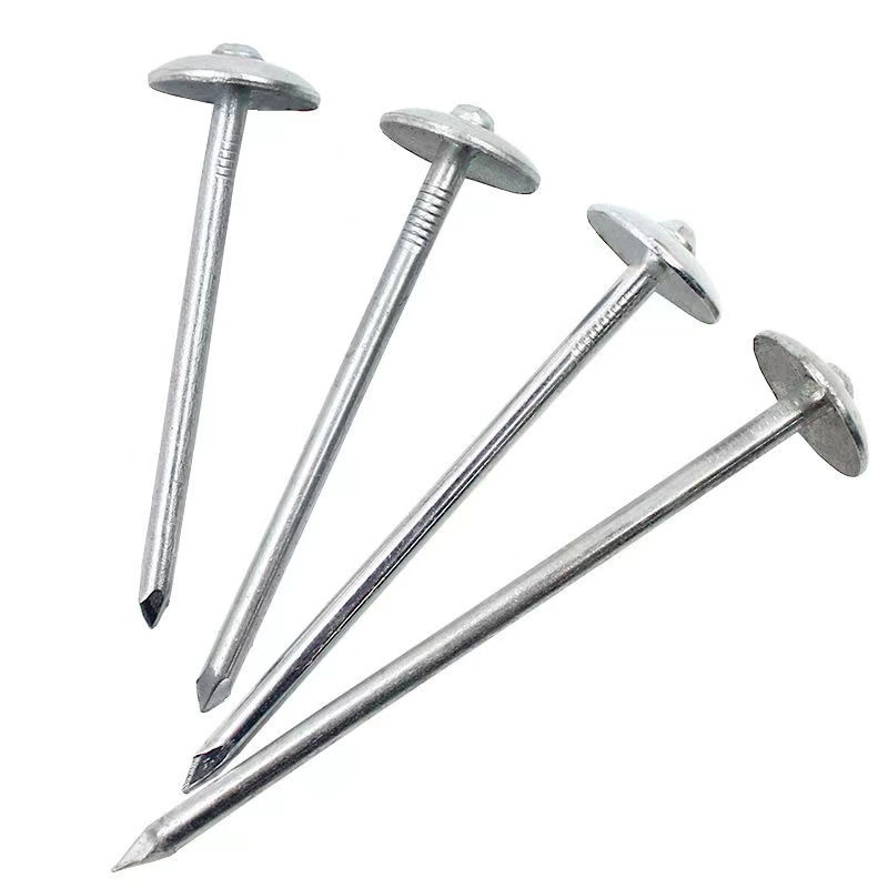 Eg Galvanized Twist Umbrella Roofing Nails Galvanized Umbrella Roofing Nails Twisted Galvanized Umbrella Head Roofing Nails with Washer2"