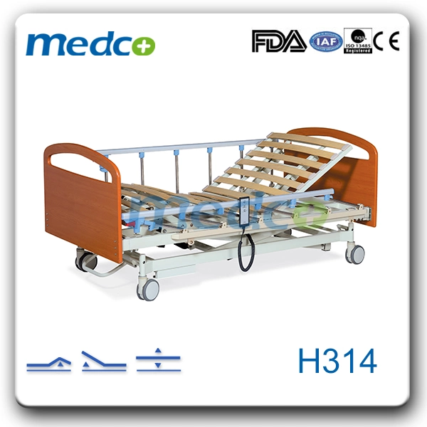 Hospital Health Nursing Bedridden Home Care Foldable Electric Patient Bed