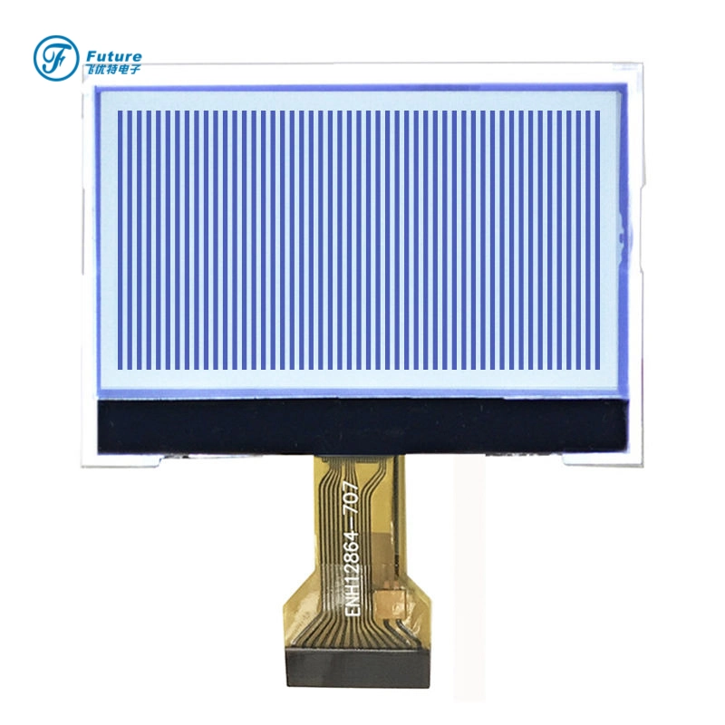 Cog Type 2.8 Inch FSTN/Stn Graphic 128X64 Positive Monochrome LCD Displaypopular