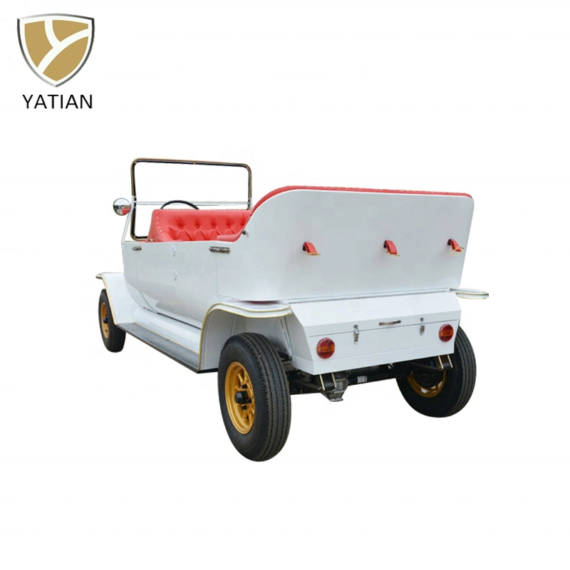 8 Seats Low Speed Pure Electric Vintage Car for Golf Yard or Community