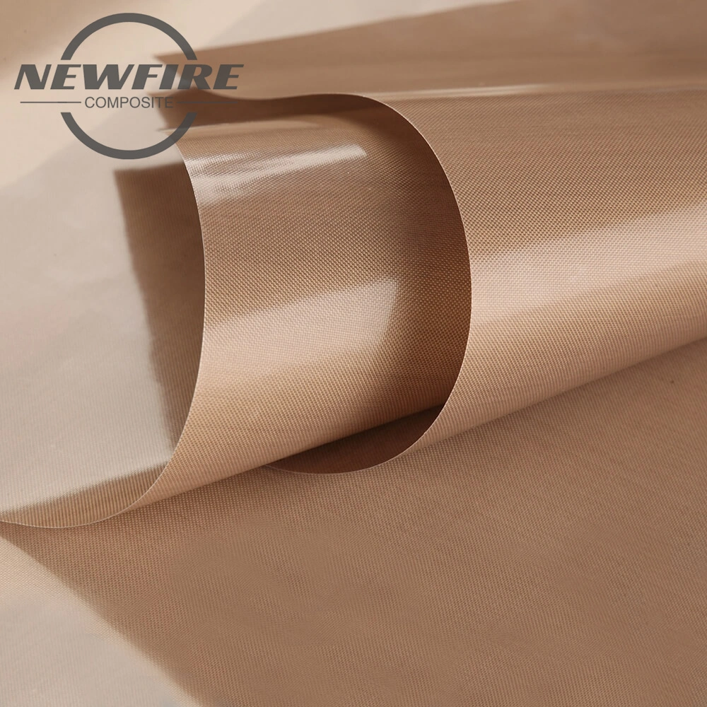 New Type Protecting Electrical Components Transfer PTFE Coated Fiberglass Cloth Roll Glass Fabric Silica Fiberglass Cloth Sheet PTFE Coated Fabric