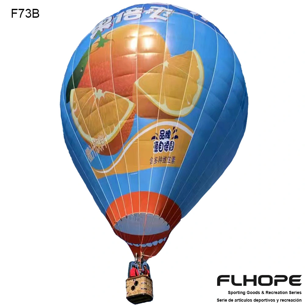 [F73b] Sport und Wettbewerb und Werbung bemannte Heißluftballon