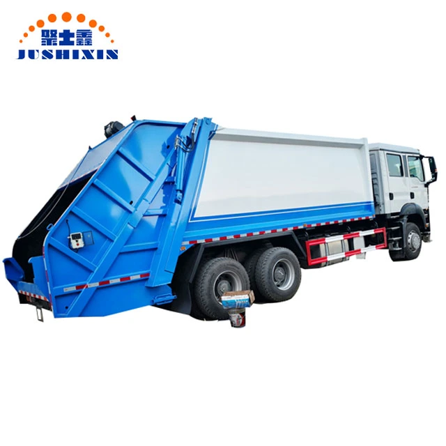 Camion compacteur spécial à usage intensif Dongfeng 6*4, camion à ordures comprimées pour la collecte des déchets, camion à transfert de déchets et de poussière.