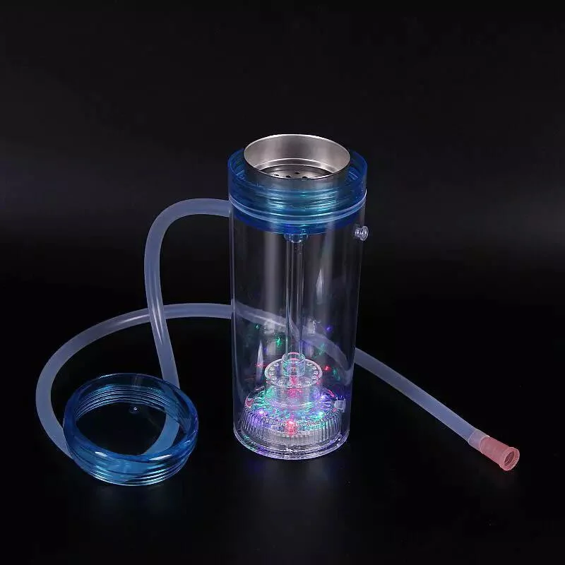 China Premium Großhandel Reisen Tragbare Kunststoff Hookah Shisha Cup-Set Für das Rauchen im Auto