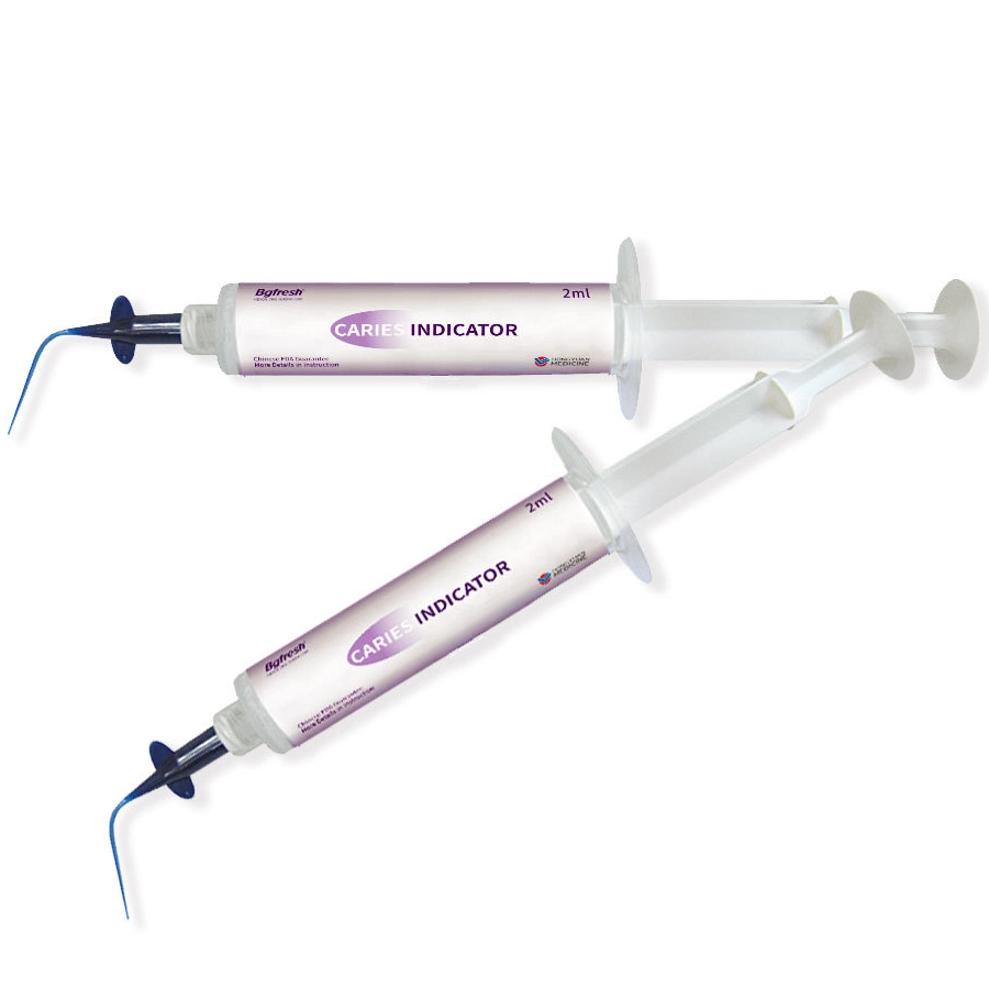 Dental Consumable Material Supply Dental Caries Detection and Indication Glycol-Based Reagent in Syringe or Bottle for Removal of Carious Dentin E