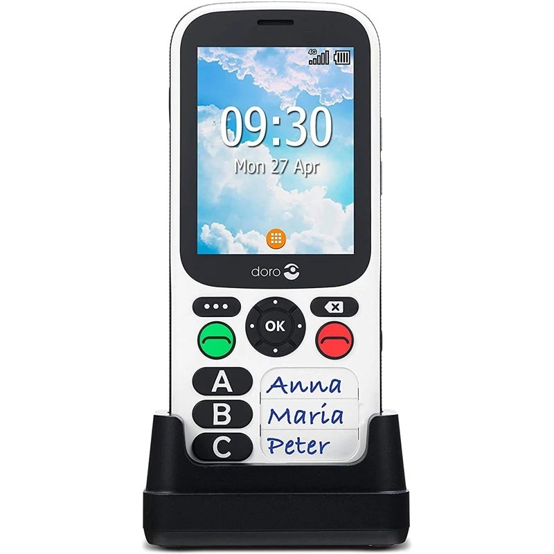 780X 4G Dual SIM White Large Screen Waterproof Mobile Phone Smart Phones Super Long Standby Wireless Charging Beauty Camera 6500batteries Anti-Drop Mobile Phon