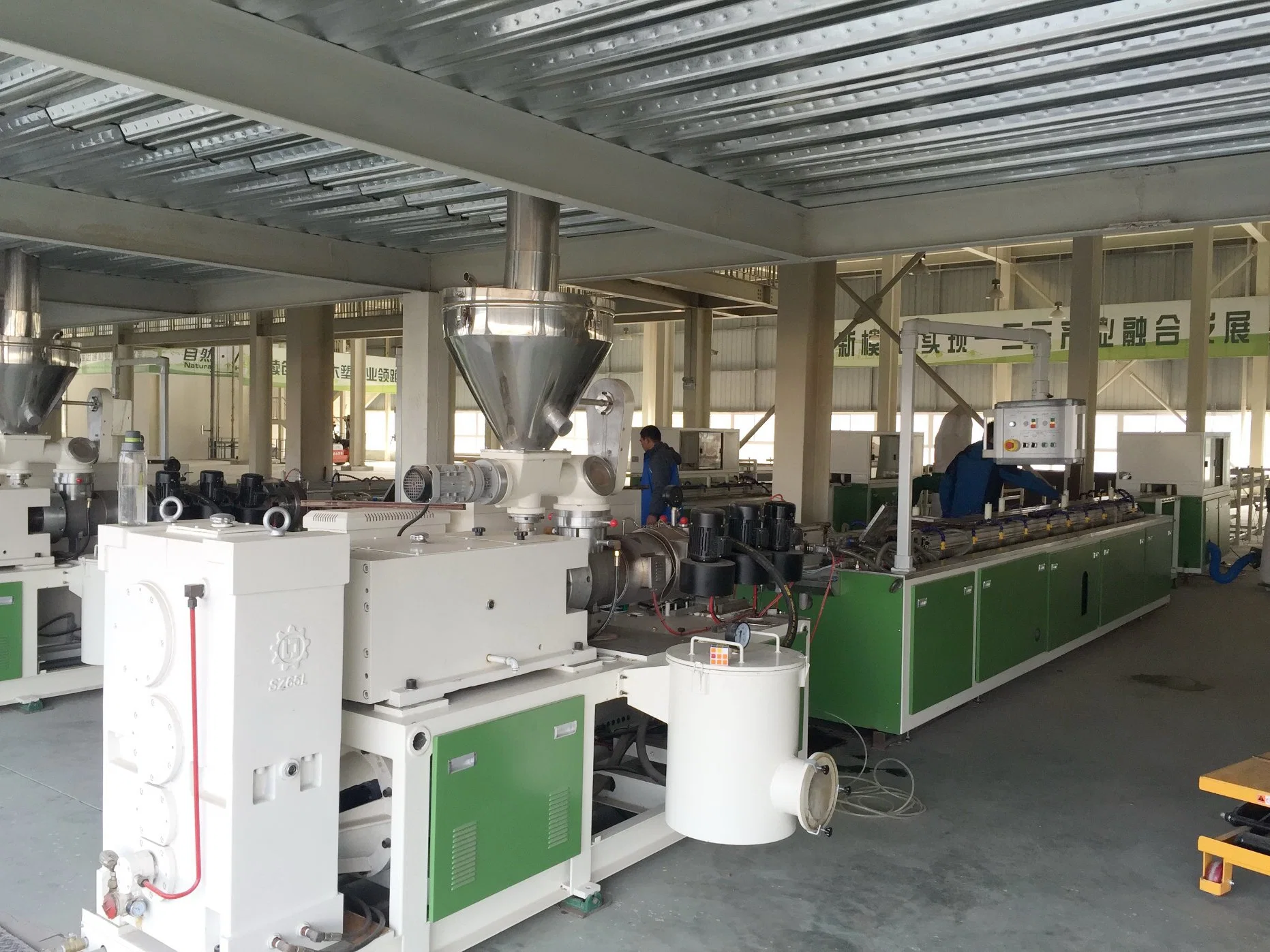 Polymer Wood Composite WPC Profile Production Line WPC Wall Panel Production Line