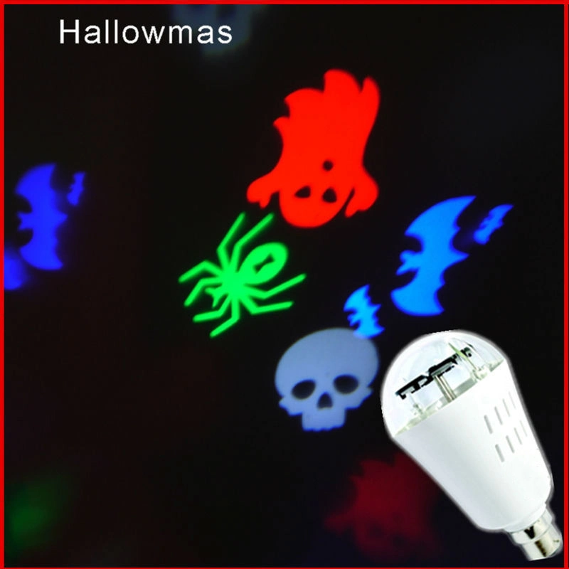 4W LED Crystal Ball Bühnenlicht Rotate Projektionslampen Glühlampe für Weihnachten, Halloween, Party herzförmige Disco Licht Bühnenlicht