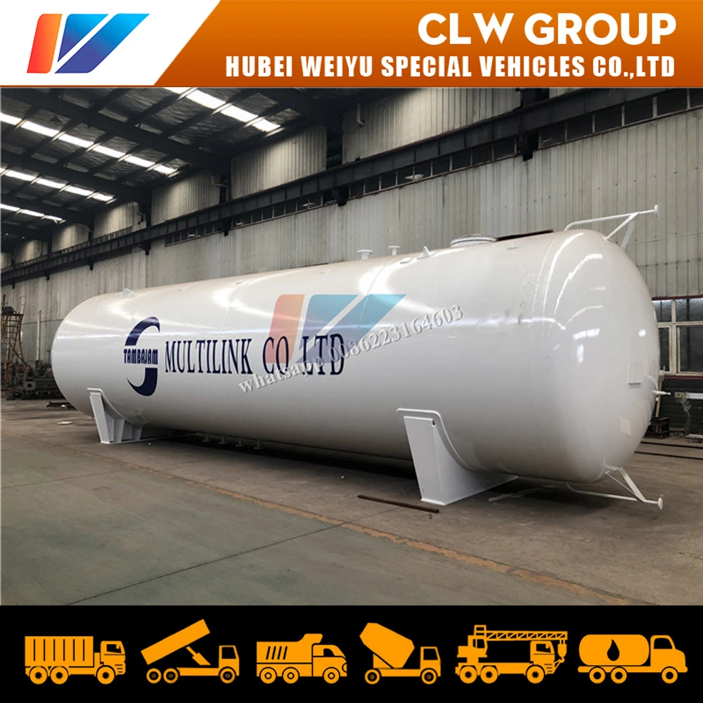 Hot Sale 50000litres 60000litres LPG Storage Gas Tank Price 25 Metric Tons 25mt 25 Ton Tanker for Nigeria