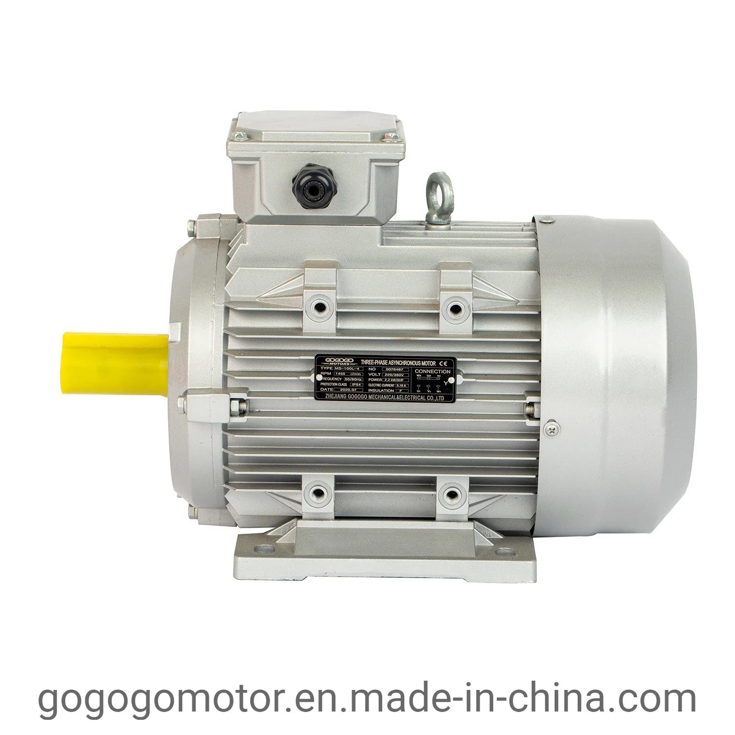 Yl AC 220V 120W Single Phase Constant Speed Motor with Gearbox AC Gear Motor Double Value Capacitor or Single Capacitor Start Induction Motor