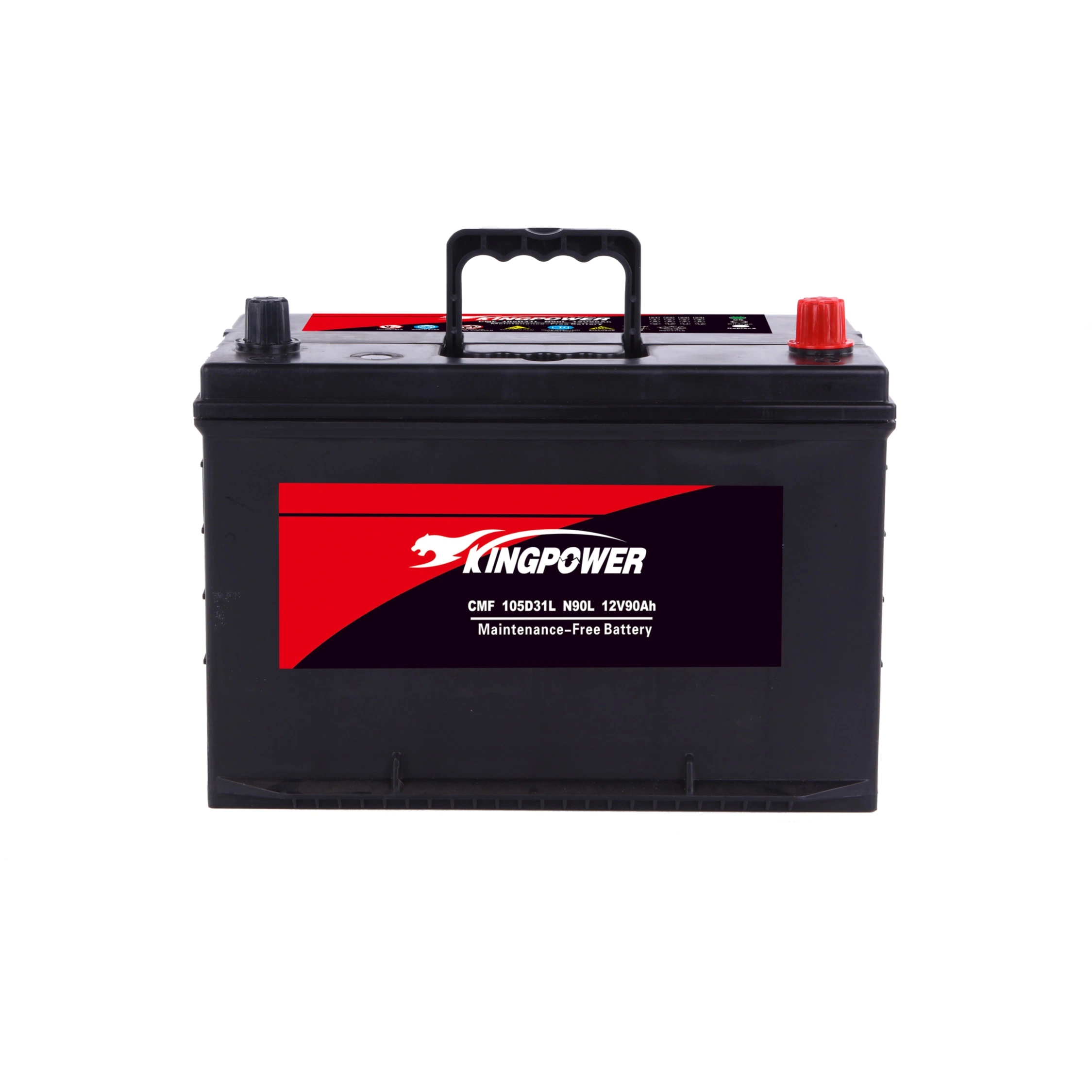 Free Starting Car Battery Cmf 105D31L 12V 90ah King Power Lead Acid From Factory