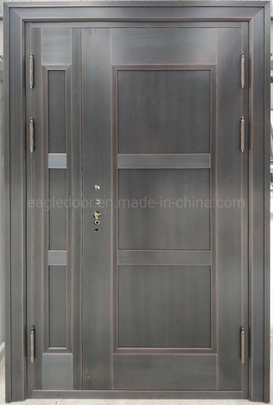 Prefabricated Modular Home Design EU Bronze Scecurity Doors Copper Main Door