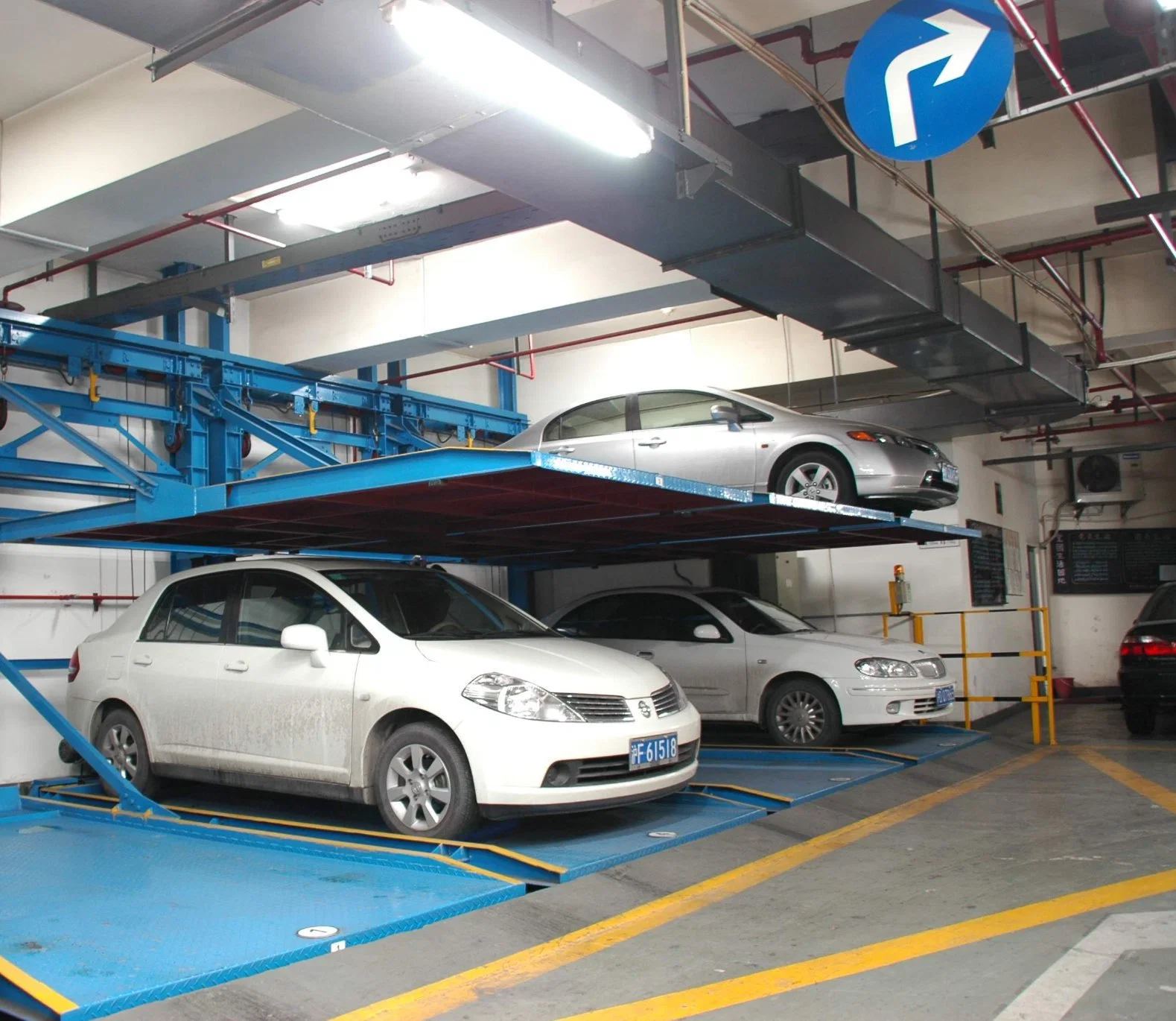 Sistema de estacionamiento de autos Edunburgh para tiendas de autos/ centro comercial/ hospital/ Proyectos públicos