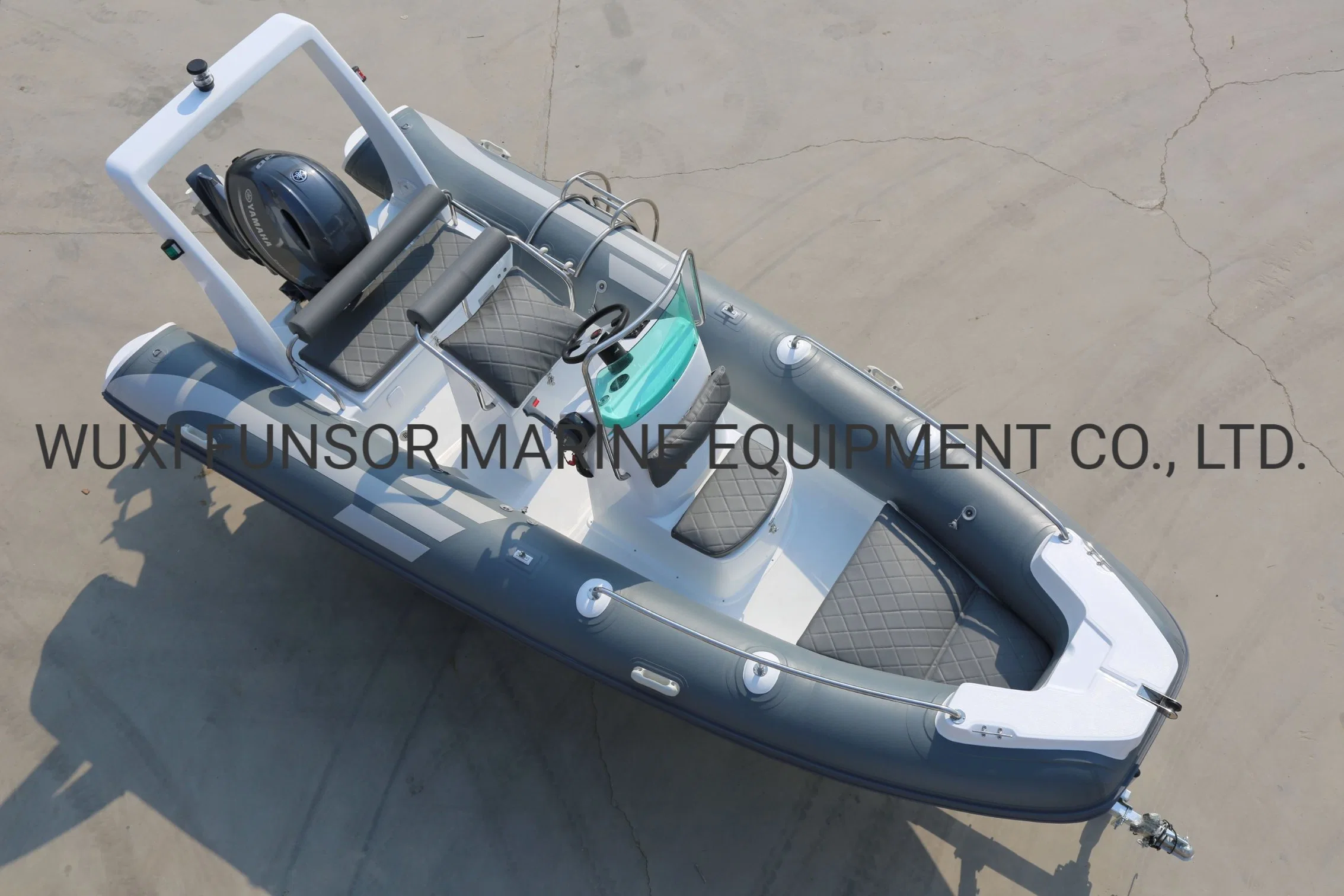 New Model Fiberglass Hull 5.2m Rib Boat with CE Certificate