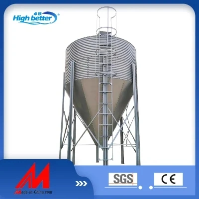 Farm Machinery Galvanized Silo 50ton Steel Hopper Bottom Silo Grain Silo