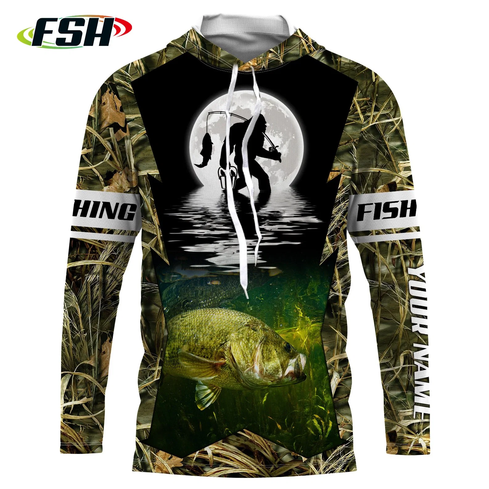 Популярные продукты экологически безопасные переработанные ткани Защита от УФ-излучения Рыбалка с длинным рукавом Рубашки для мужчин
