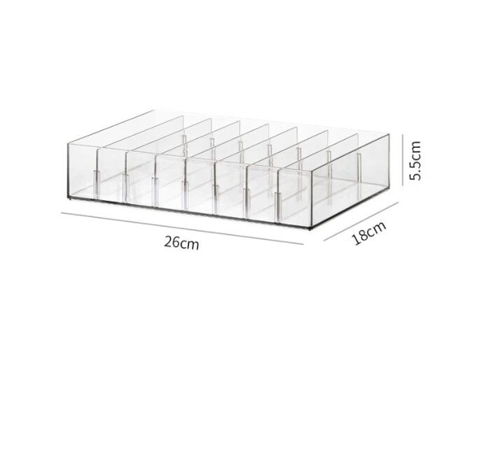 Transparent Tabletop Storage Box for USB Cable