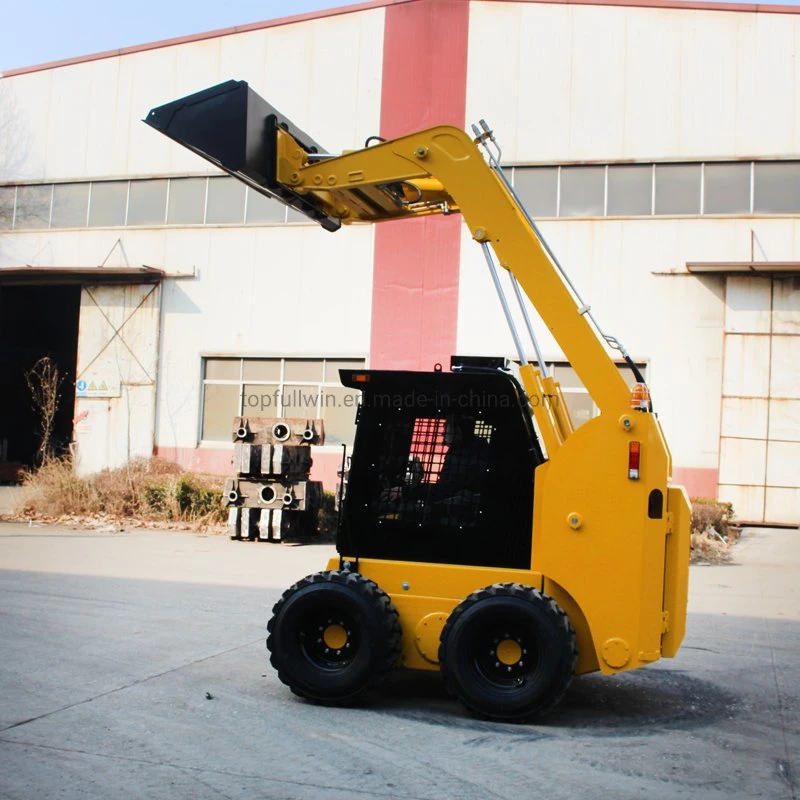 Multi Purpose Skid Steer Loader 100HP 2t Crawler Skid Steer Loader