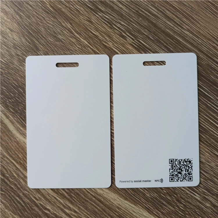 Custom Qr Code NFC Name ID Badge Card for References Meeting Spots Events