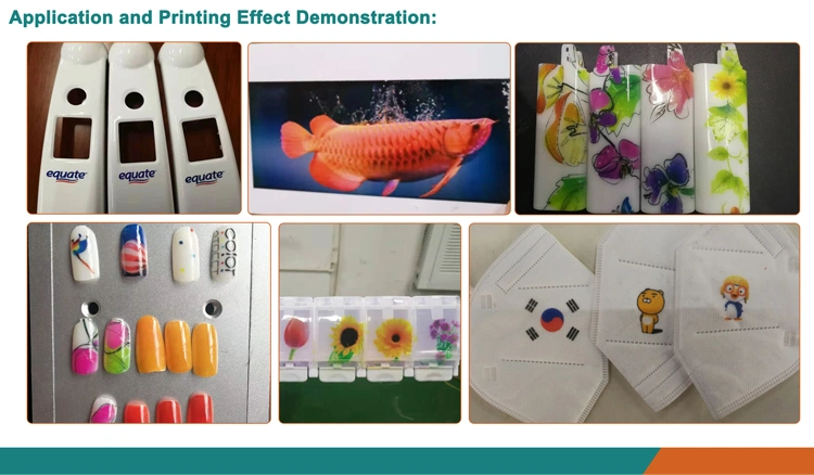 Venta de fábrica Multi-Color impresora de tinta CMYK de inyección de tinta UV de codificación de la impresión de logotipo de la máquina de códigos de barras Fecha de la impresión de imágenes en la bolsa de materiales Non-Woven etiqueta etiqueta