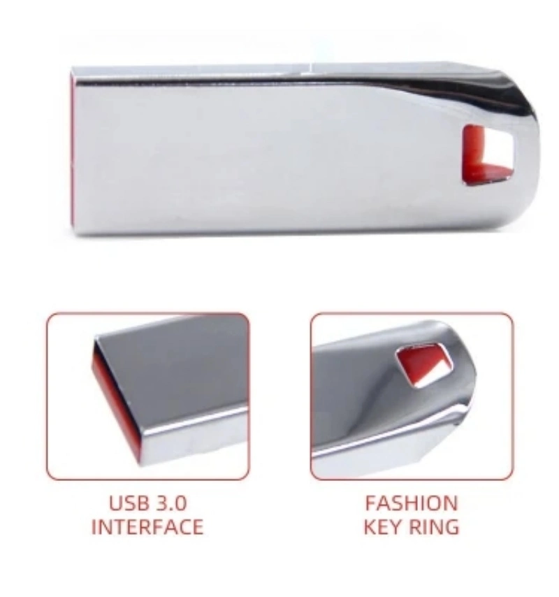 Promotional Gift Metal Card Flash Pen Drive with Logo 16GB 128MB USB