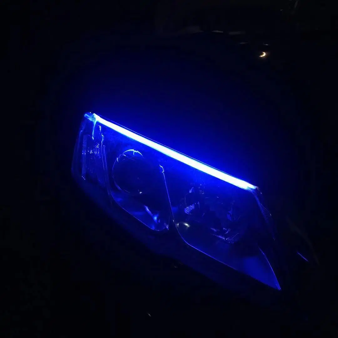 Colorful Flowing LED Guide Strip Bar for Car Trunk Dynamic Blinkers Turn Light Headlight Guide Bar