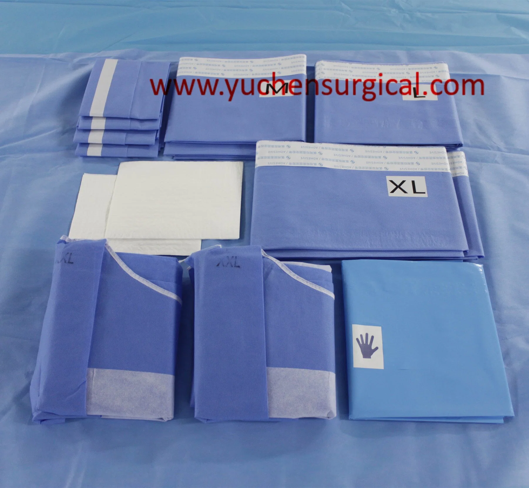 Disposable Sterile Surgical Universal Kits Drapes Pack for Hospital