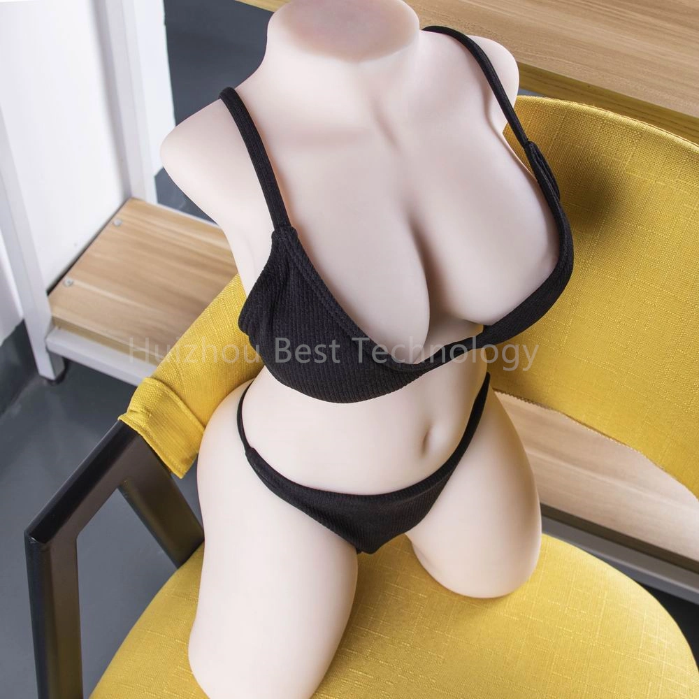 2022 Wholesale/Supplier Big Jelly Sofe Breast Half Body Love Sex Dol for Female Vagina