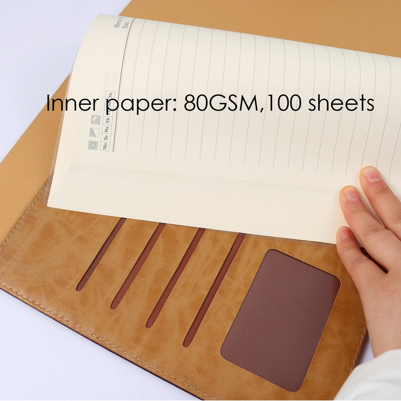 Foska Hot Selling Recyclable Leather Cover Notebook