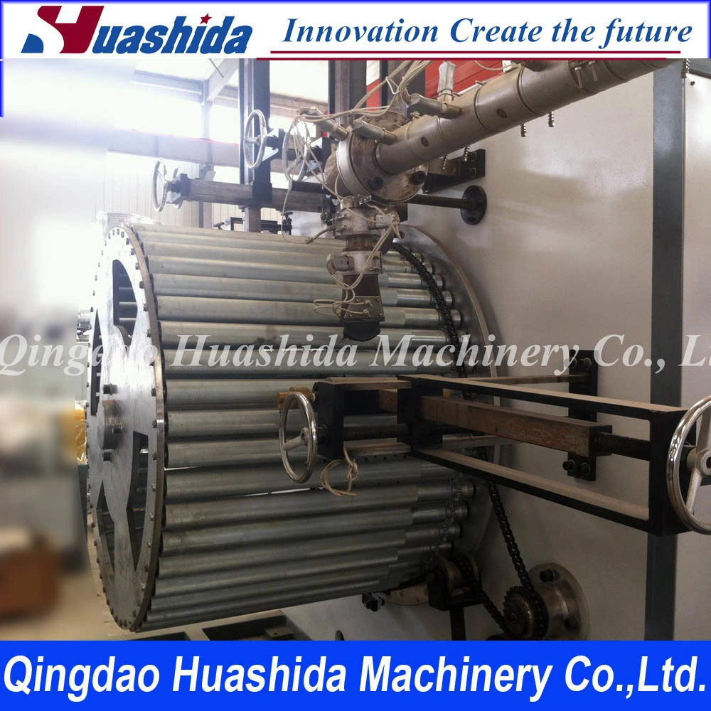 Hollow Wall Metal Reinforced Structure Pipe Making Line / Pipe Extrusion Line