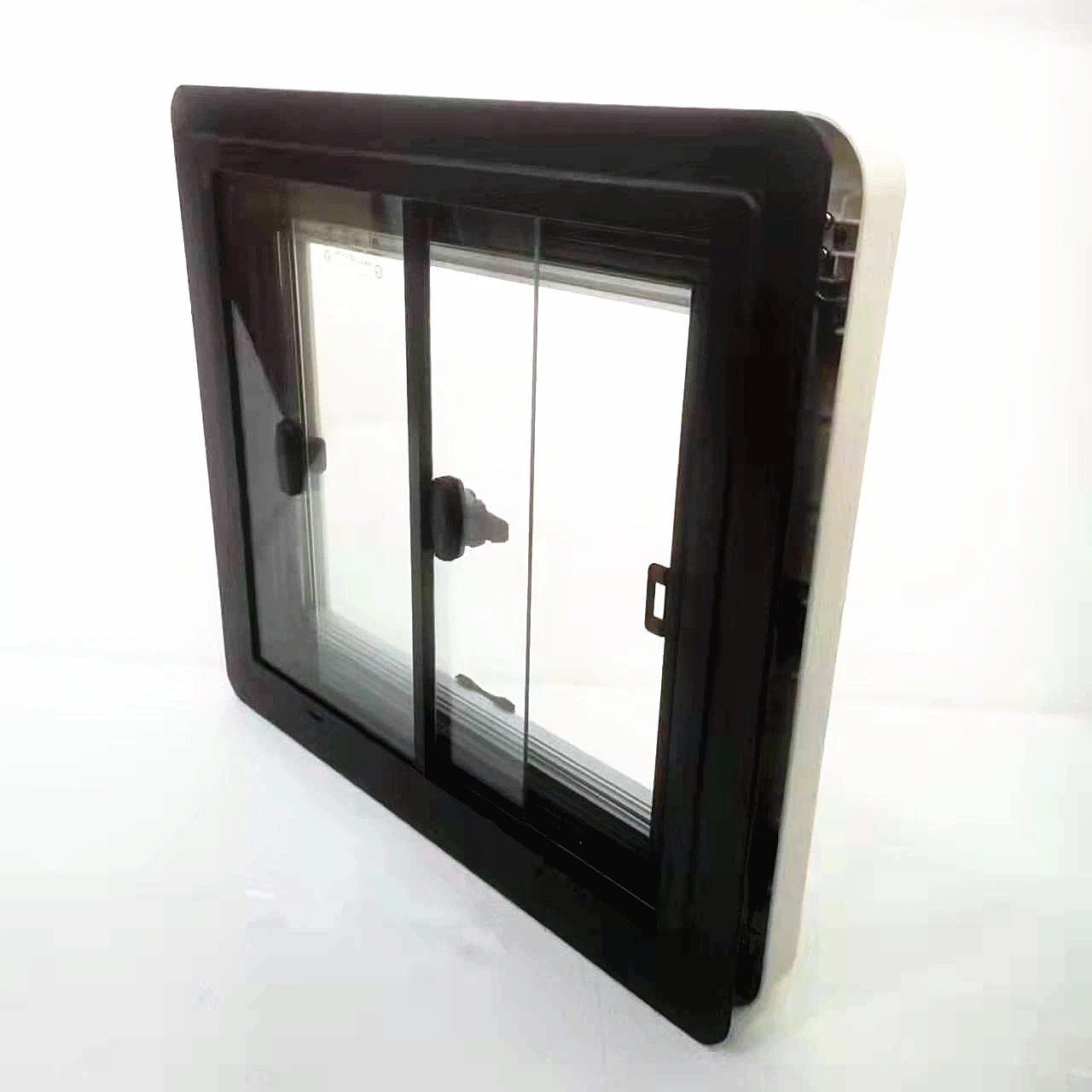 Ventana deslizante lateral de remolque para vehículos sepcial con perfil de aleación de aluminio Marco de vidrio templado para coche modificado de Camper Van