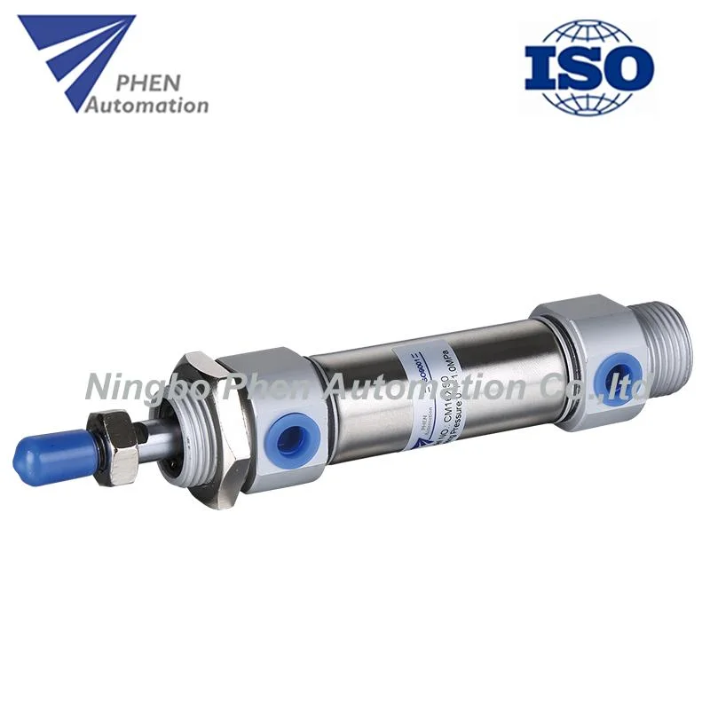 ISO Standard Aluminium Alloy Double Acting Rodless Compact Thin Pneumatic Air Cylinders