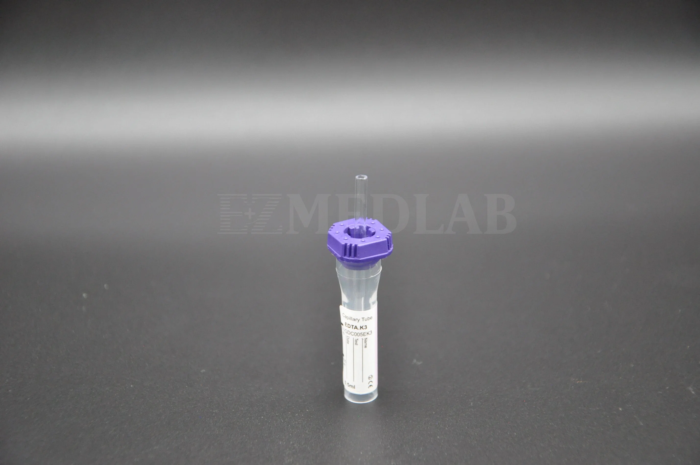 Disposable Medical Consumable Micro Blood Collection Tube Heparin Sodium + Sodium Fluoride Tube 0.5ml