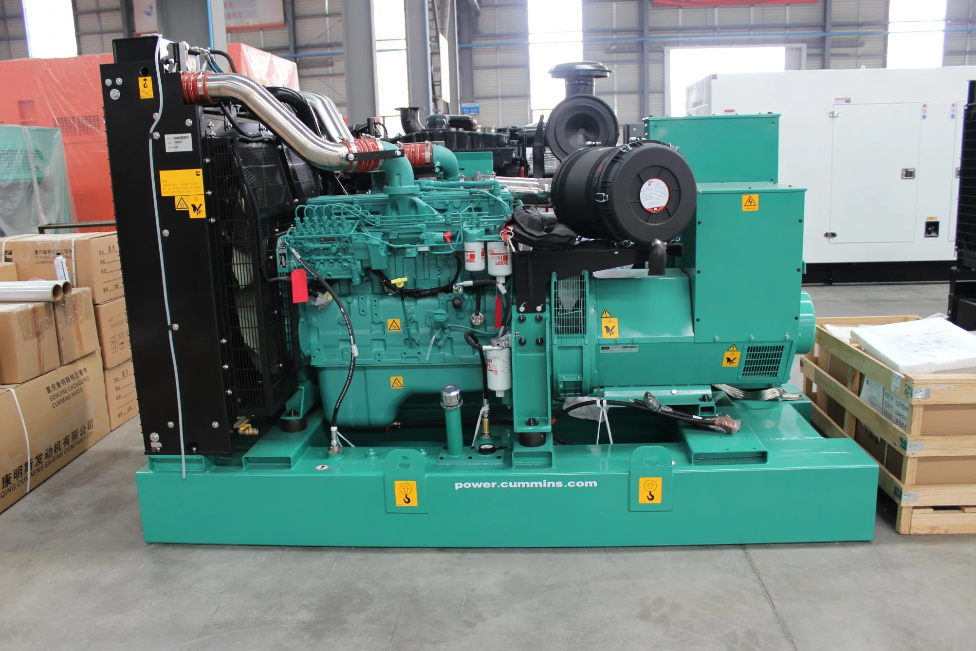 Silent Open Type Cummins Soundproof Water Electric Portable Marine Diesel Genset Engine Power Generator