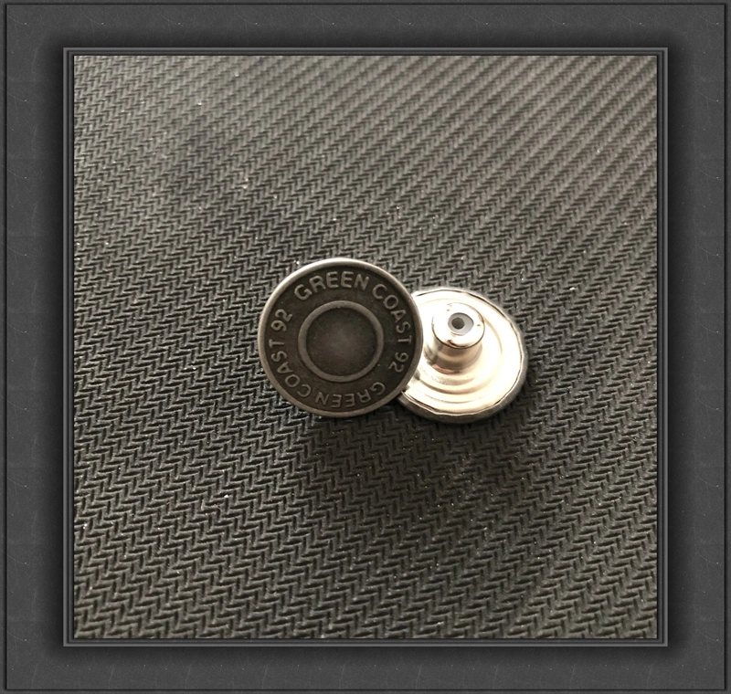 No Hole Shank Button, Custom Botones, Alloy Screw Metal Jean Button