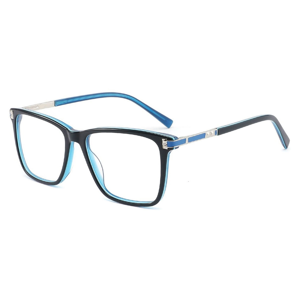 High quality/High cost performance  Square Glasses Acetate Frame Optical Clear Glasses Men and Women