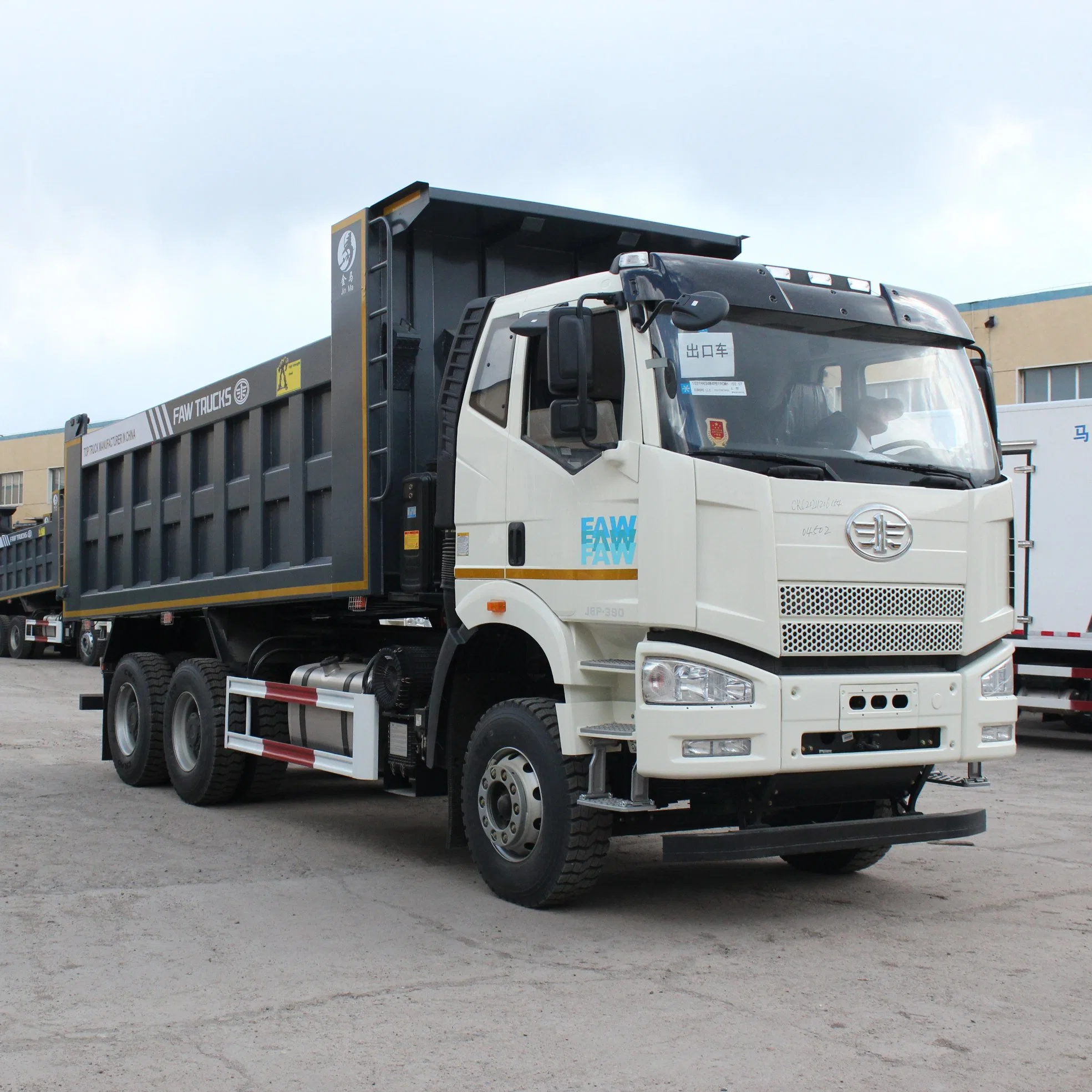 High Performance 61-70t Euro 2 FAW Electric Price Truck Tipper J6p Dump