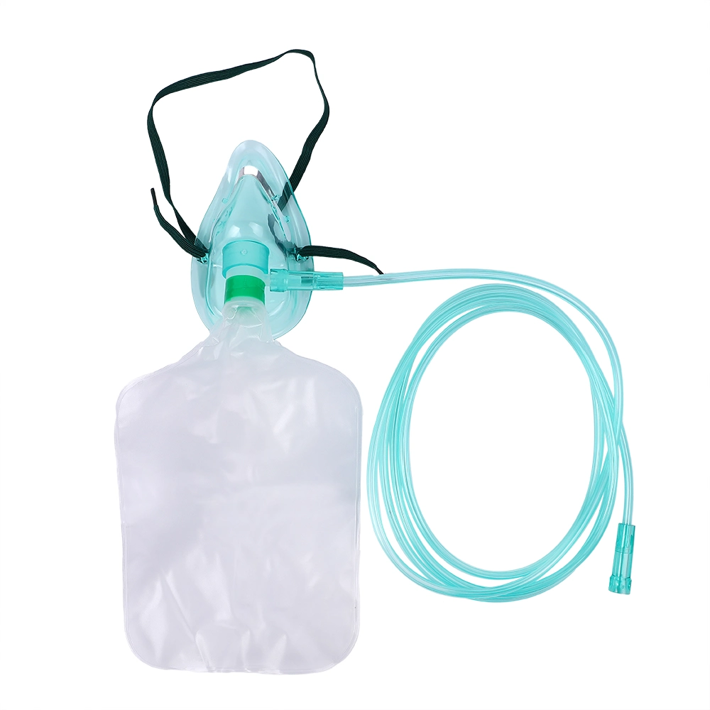 Professionelle Hersteller Non-Rebreather medizinische PVC-Sauerstoffmaske mit Reservoir Beutel