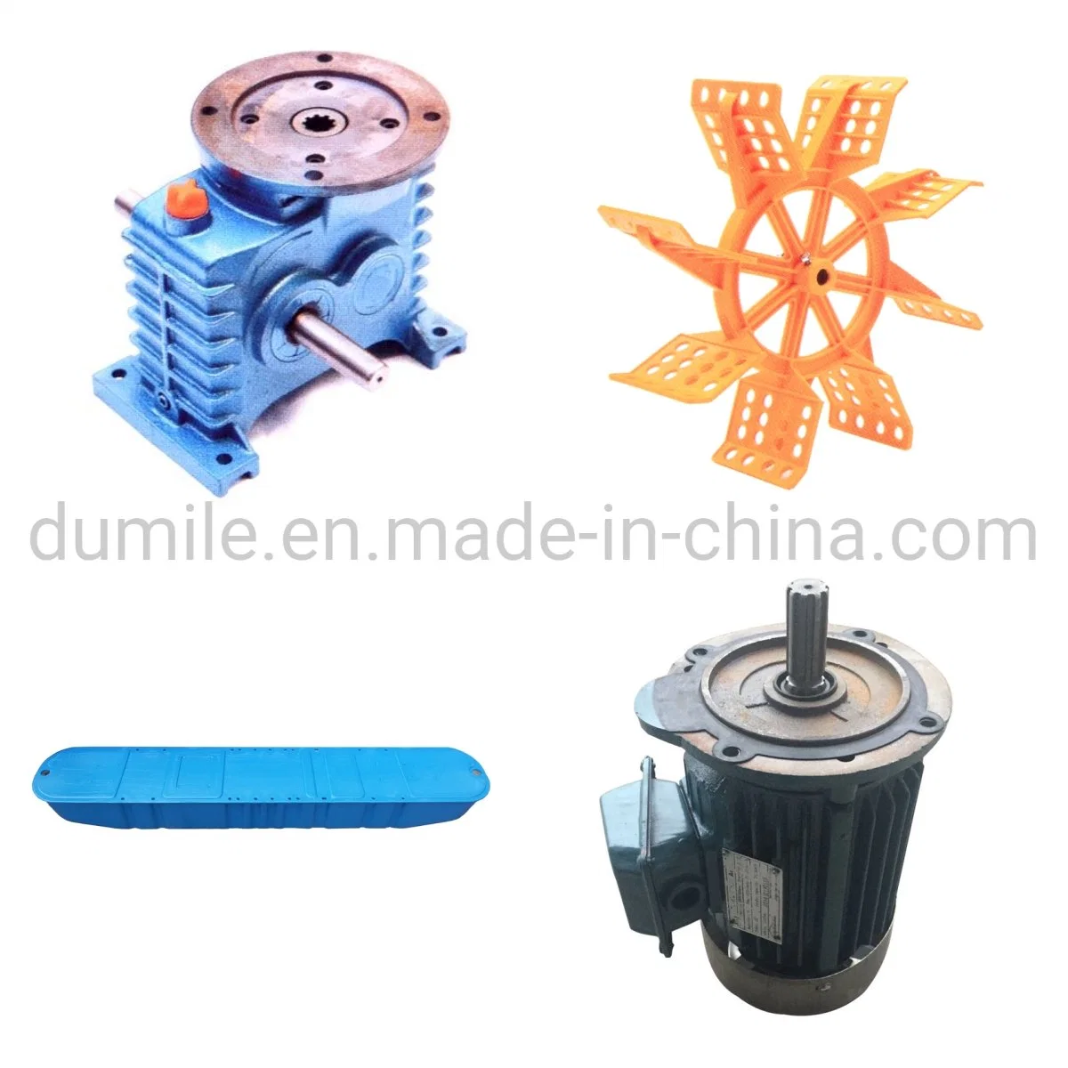 Float Single Phase/3 Phase Copper 1HP/2HP/3HP Motor Gearbox Impeller Accessory for Paddle Wheel Aerator