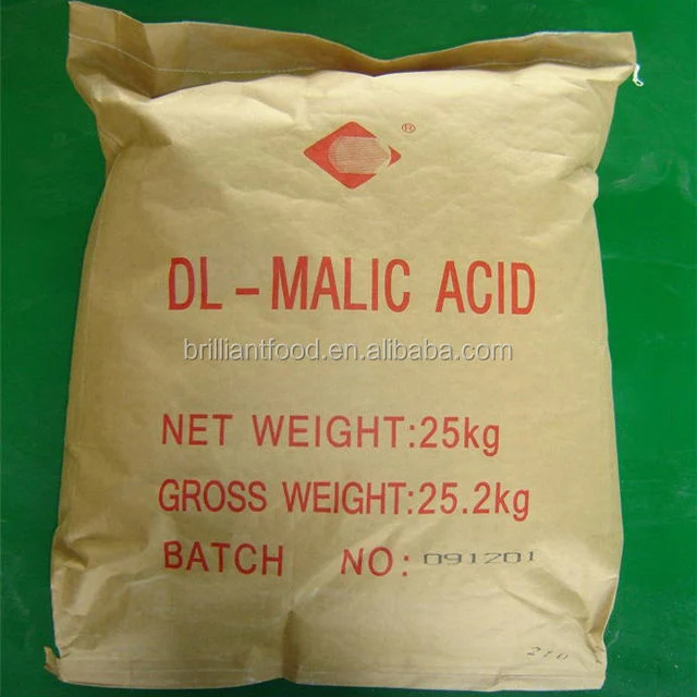 100% Organic Pure Acidity Malic Acid Fruit Apple Acid for Yogurt Bakery Dessertsts