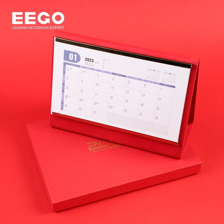 Calendário diário personalizado do Office 2023 Calendários de Trabalho Conjunto de oferta com a caixa