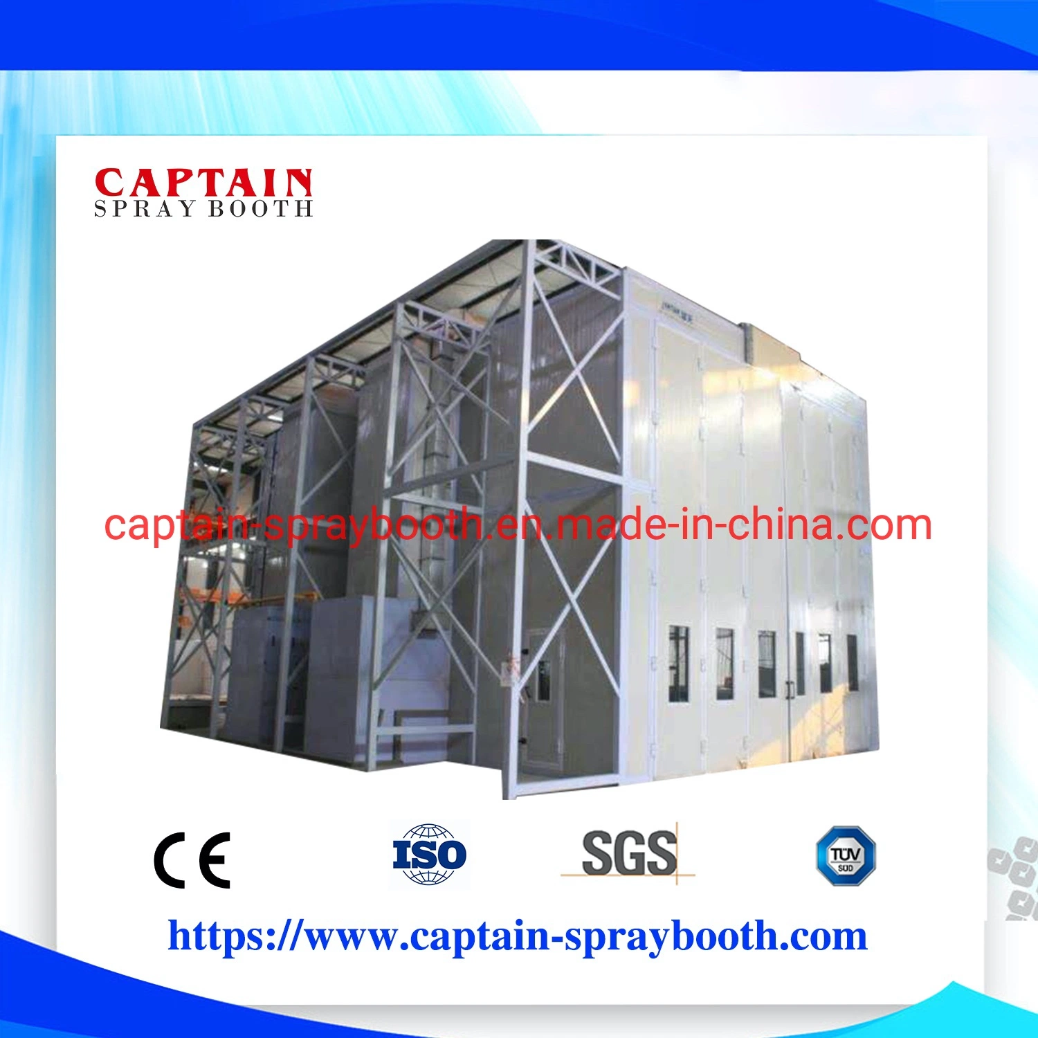 Industrial Large Spray Booth/Coating Equipment, Painting Room