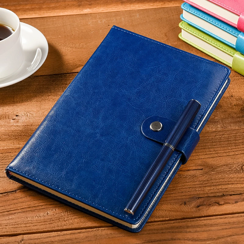 A5 Size PU Leather Travelers Notebook with Magnetic Buckle