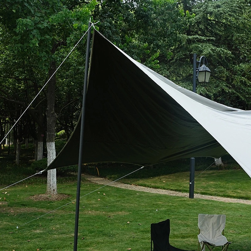 Vinilo disco Canopy para Camping al aire libre viaje viento sombra UV Protección paño de vinilo Oxford de espesamiento portátil