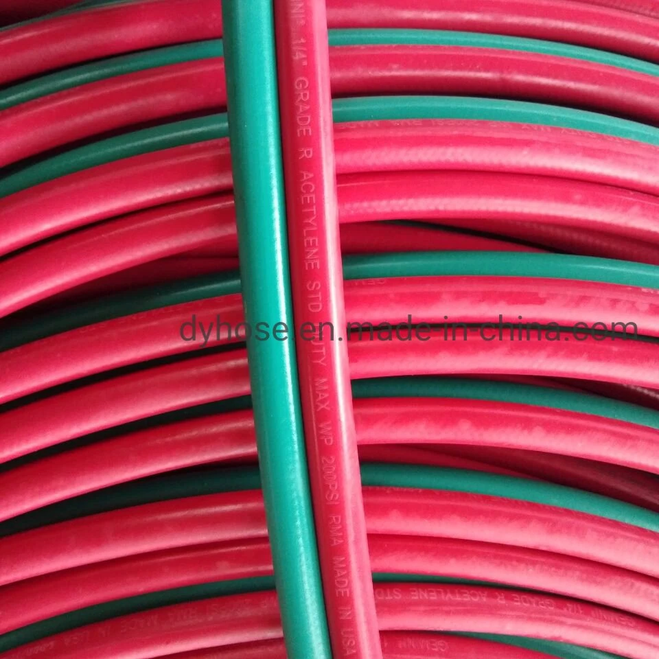 1/4"-3/8" Hydraulic Rubber Hose of Rubber Hoses Like CNG Hose Air Compressor Clamp Welding Colored Surgical