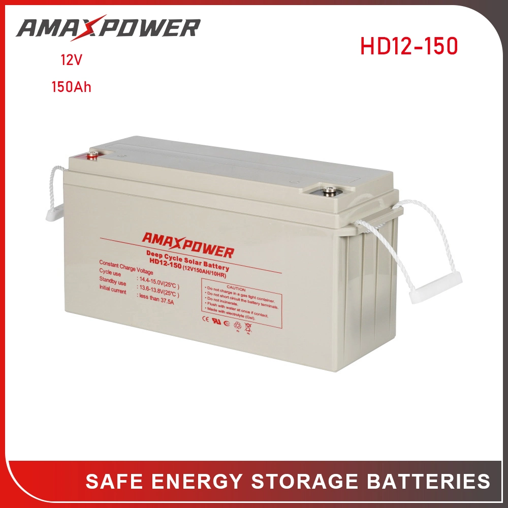 12V 150ah wiederaufladbare USV-Batterie Gel Solar Deep Cycle Batterie 200Ah 250ah Speicherbatterie