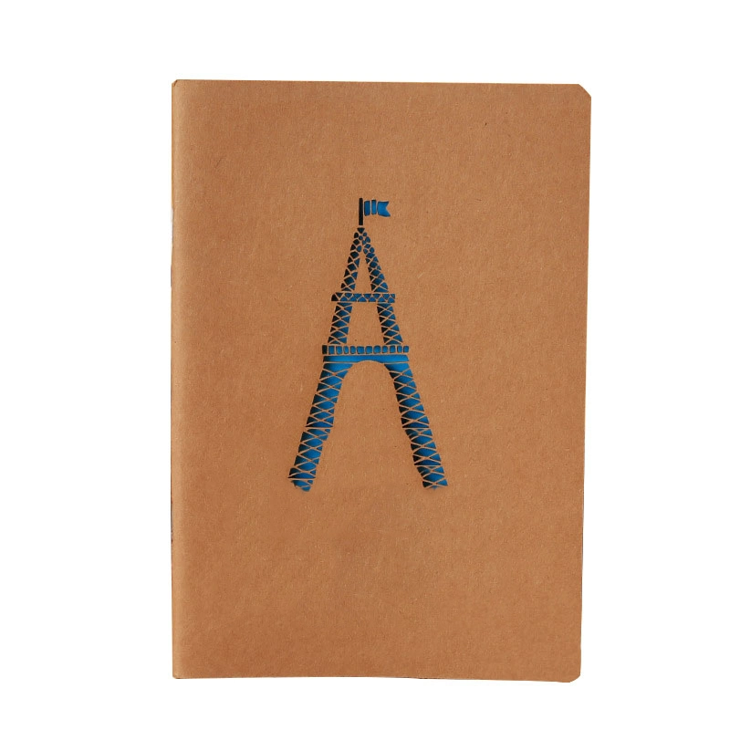 Special Design School Stationery Notebook Cute Kraft Paper Notepad for Gift